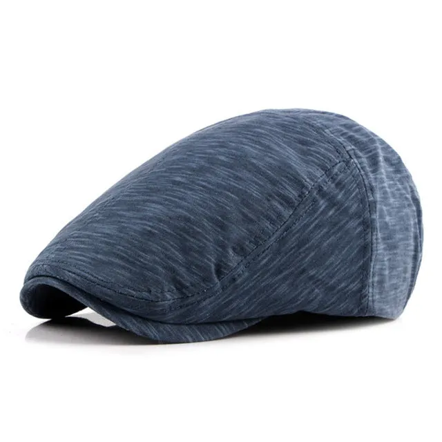 Men's Fashion Beret Hats - Navy Blue,Light Gray,Khaki,Dark Blue,Black,Red