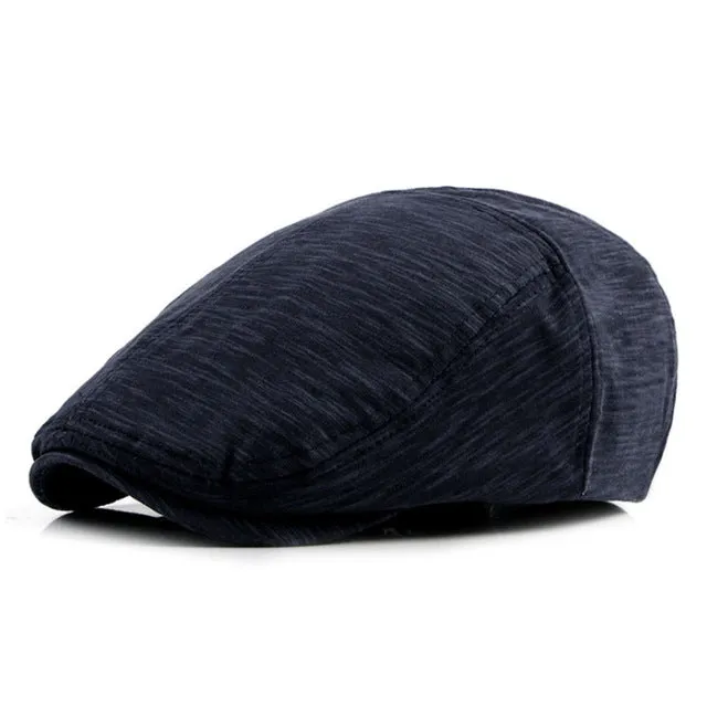 Men's Fashion Beret Hats - Navy Blue,Light Gray,Khaki,Dark Blue,Black,Red