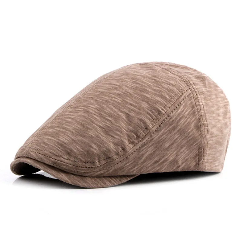 Men's Fashion Beret Hats - Navy Blue,Light Gray,Khaki,Dark Blue,Black,Red