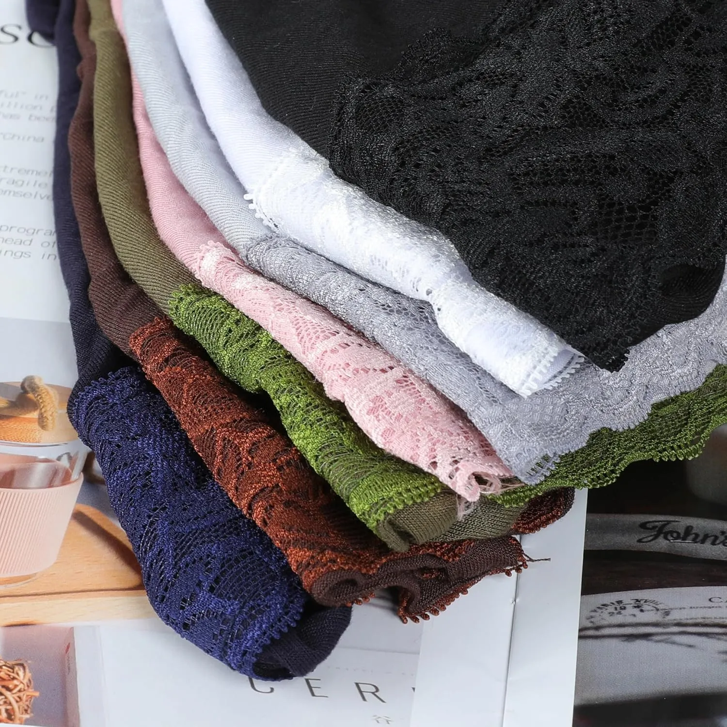 Muslim Hijab Undercap Women Underscarf Hijab Cap Islamic Turbans Scarf Inner Cap Eid Headscarf Hijab Bonnet