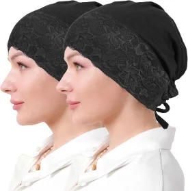 Muslim Hijab Undercap Women Underscarf Hijab Cap Islamic Turbans Scarf Inner Cap Eid Headscarf Hijab Bonnet