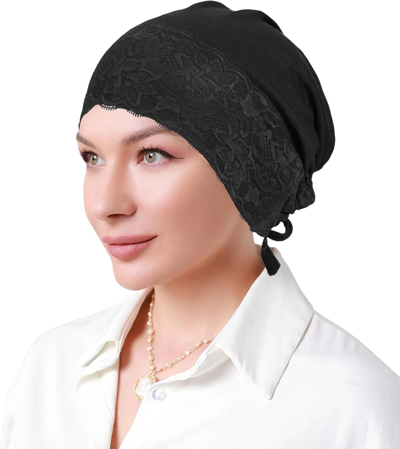 Muslim Hijab Undercap Women Underscarf Hijab Cap Islamic Turbans Scarf Inner Cap Eid Headscarf Hijab Bonnet