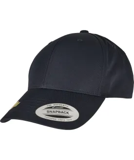 Navy - Recycled poly twill snapback (7706RS)