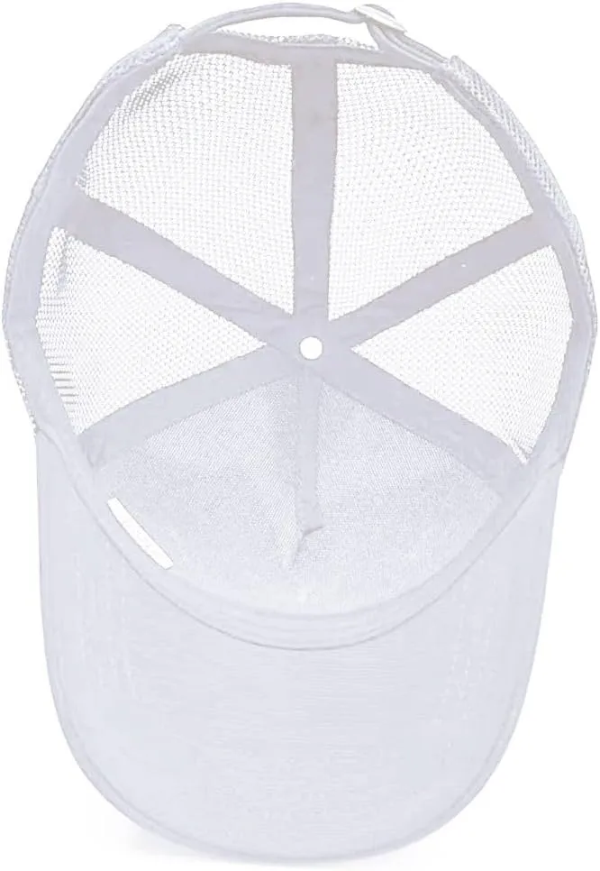 Oversize XXL Mesh Trucker Hat for Men Big Head Hats High Crown Baseball Cap Adjustable 23.6"-25.6"