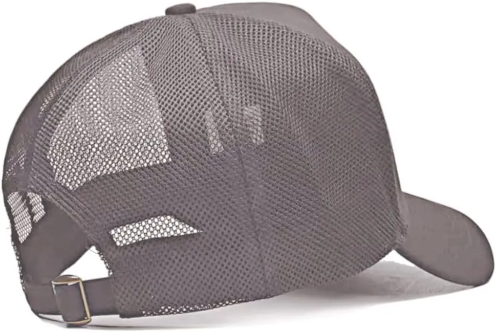 Oversize XXL Mesh Trucker Hat for Men Big Head Hats High Crown Baseball Cap Adjustable 23.6"-25.6"