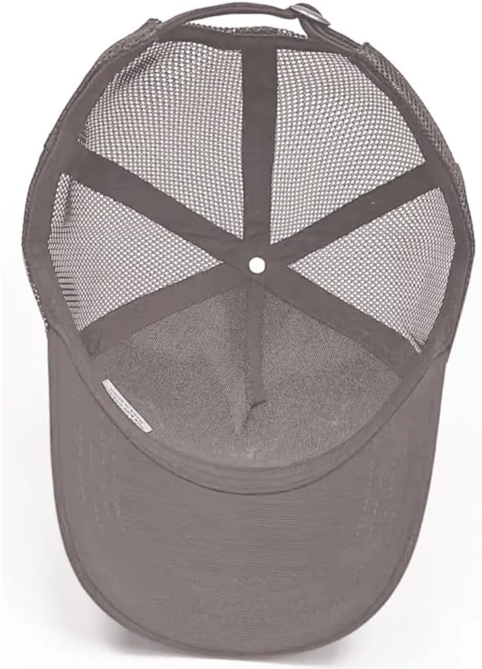 Oversize XXL Mesh Trucker Hat for Men Big Head Hats High Crown Baseball Cap Adjustable 23.6"-25.6"