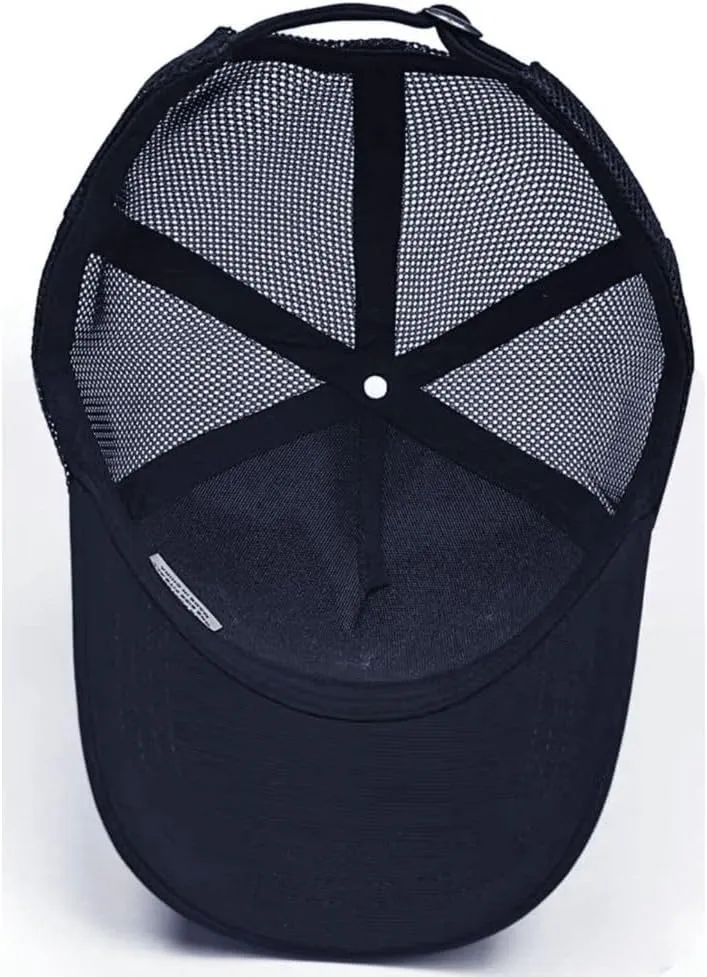 Oversize XXL Mesh Trucker Hat for Men Big Head Hats High Crown Baseball Cap Adjustable 23.6"-25.6"