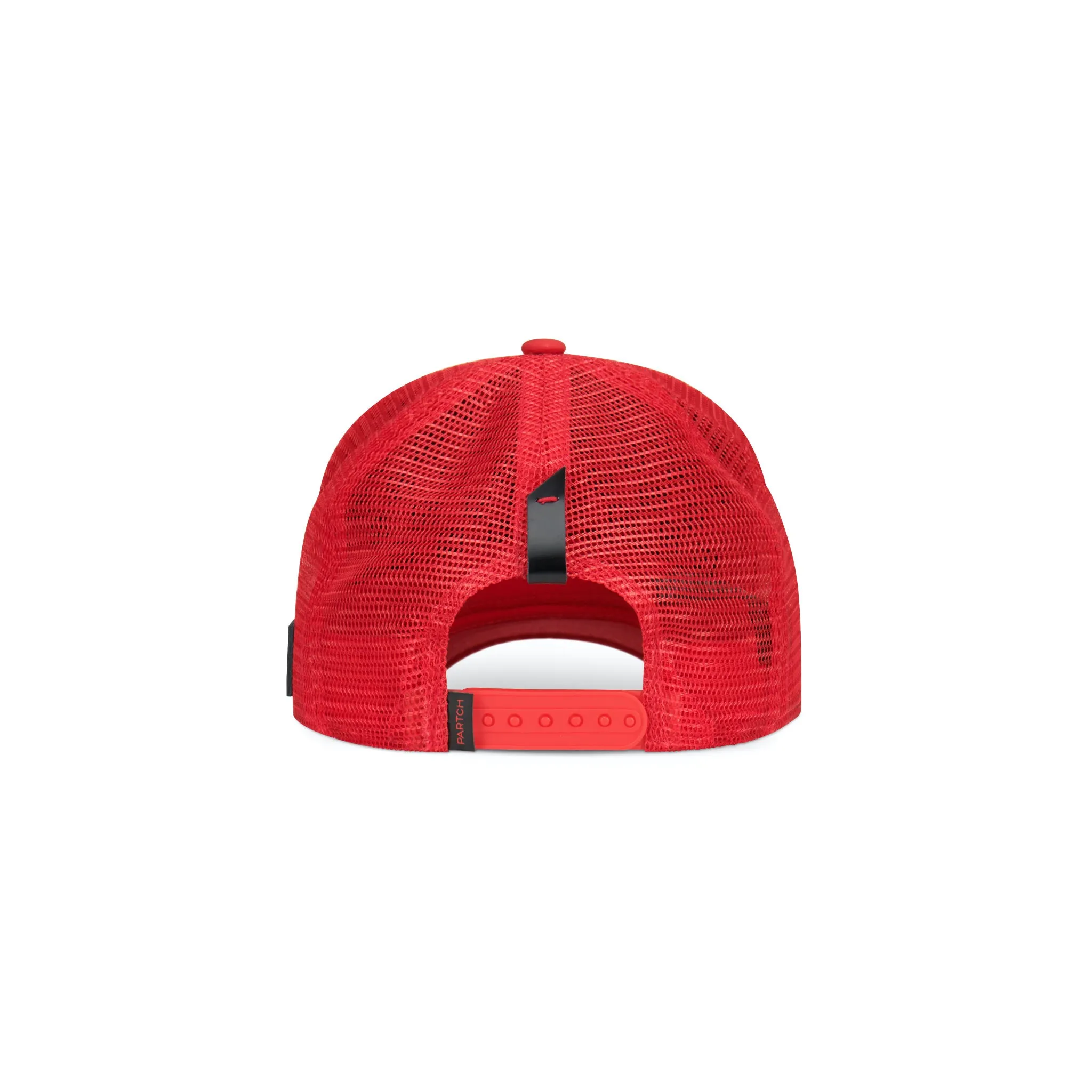 Partch Dulxy Trucker Hat Red Removable Clip