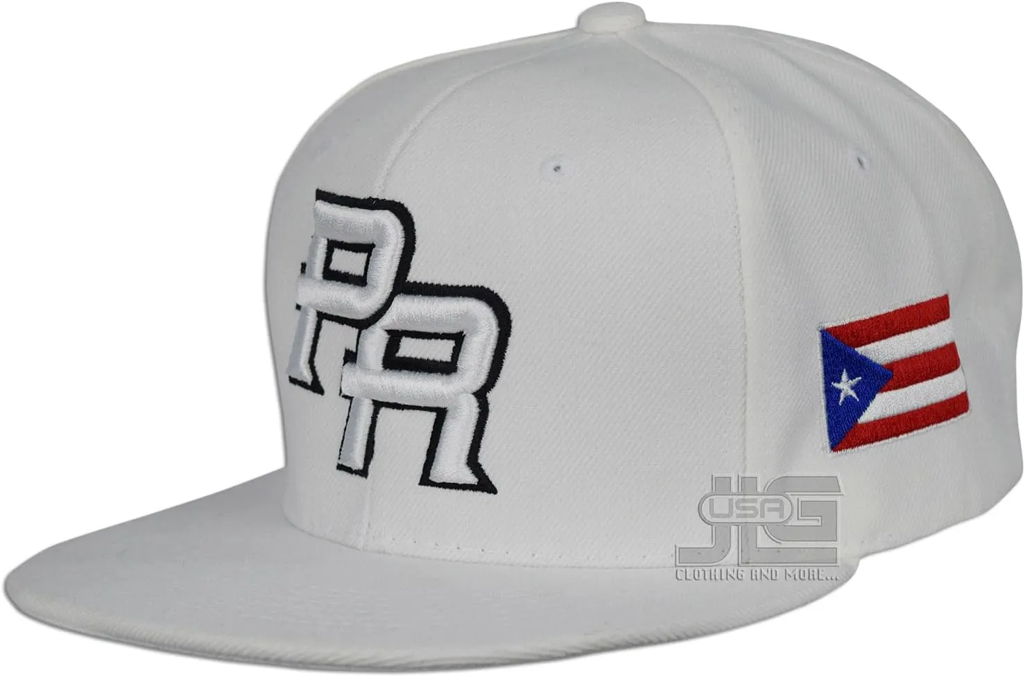 Puerto Rico Snapback Hat US Embroidery Flag 3D PR Flat Bill PR Baseball Cap
