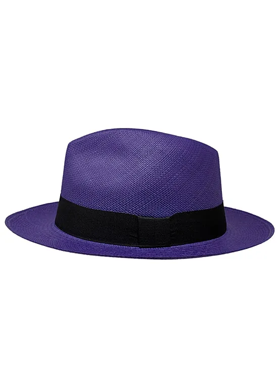 Purple Panama Hat - Fedora Hat