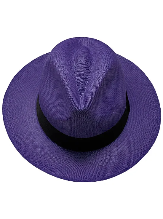 Purple Panama Hat - Fedora Hat