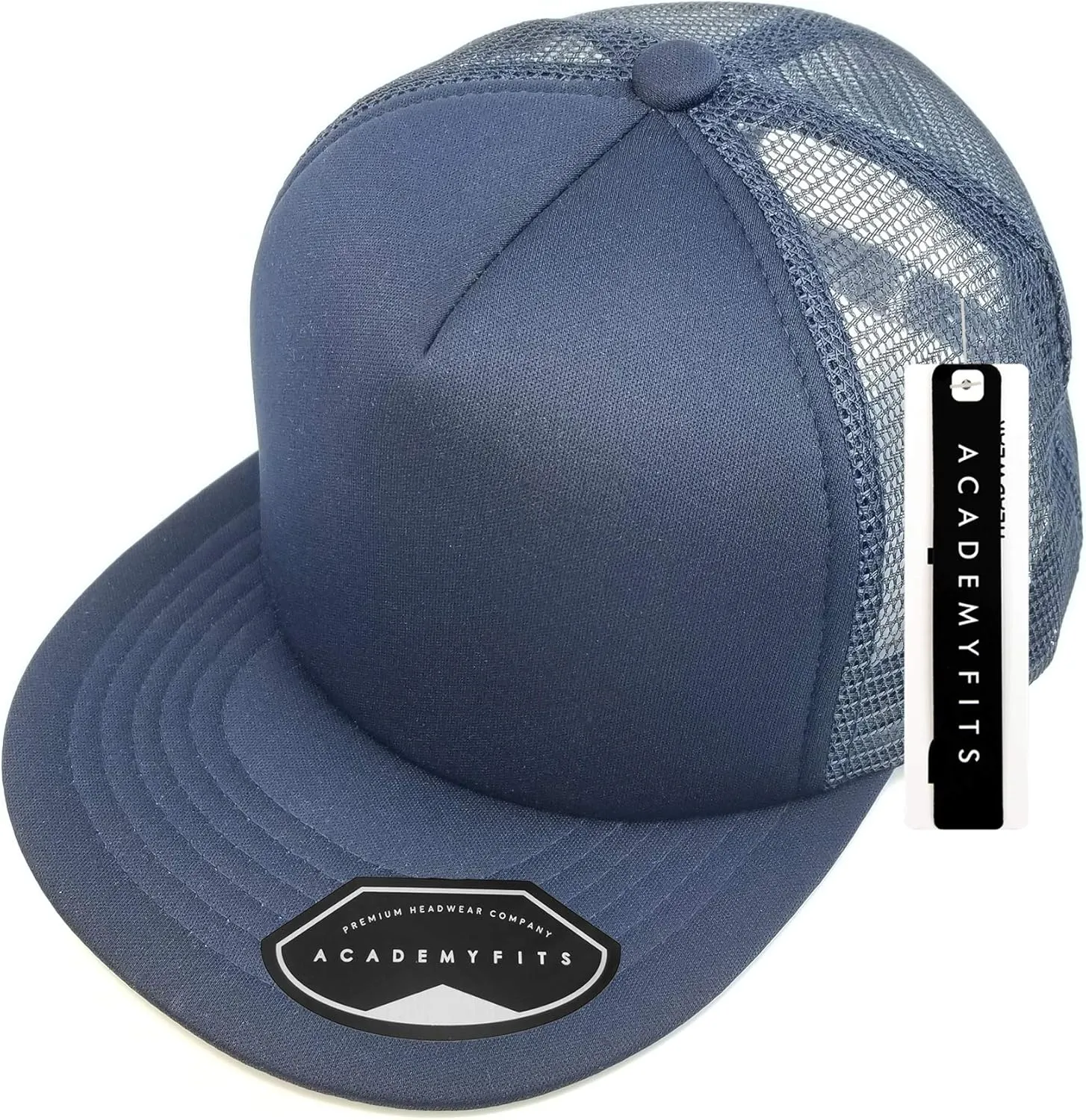 Quality 5 Panel High Crown Trucker Foam Mesh Hat Snapback Men Women Unisex Waterproof Blank Cap #2070