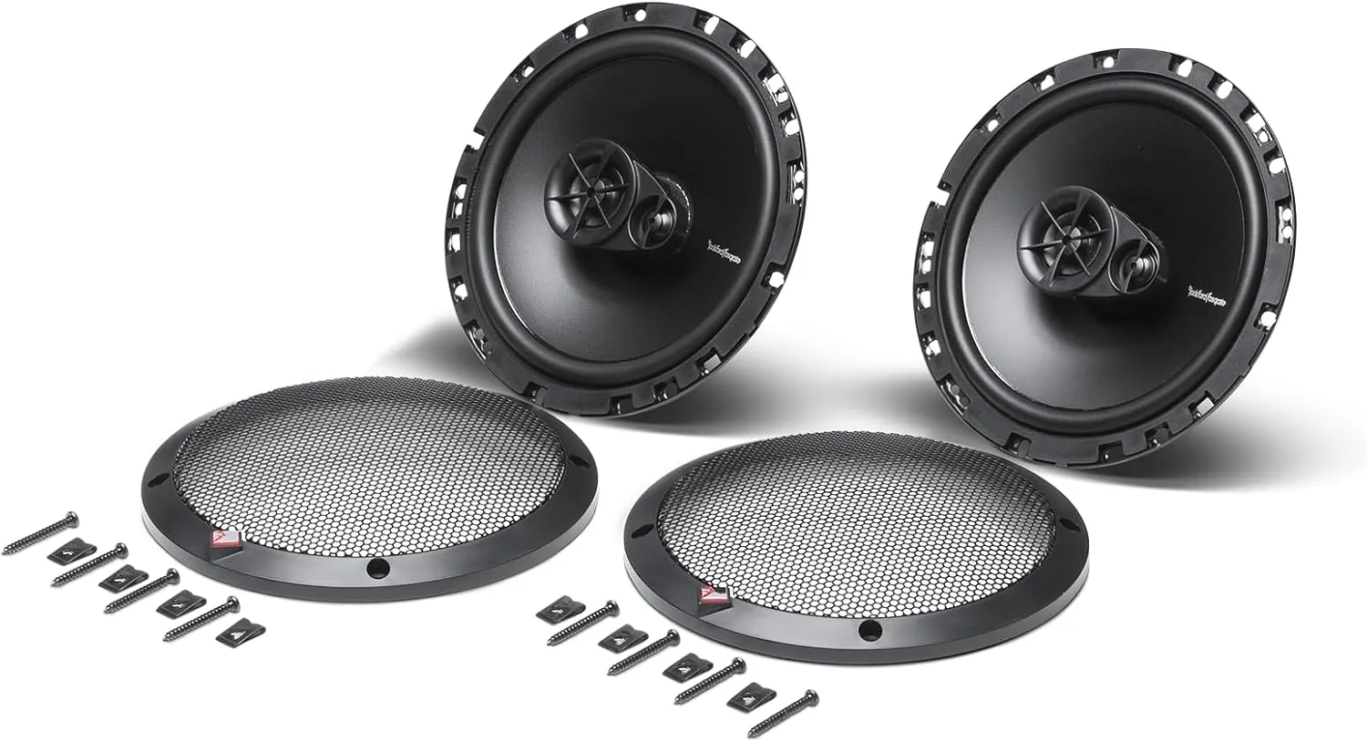 Rockford Fosgate Prime R165X3 6.5" 3-Way Full Range Coaxial Speakers (Pair)