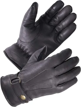 SKYDEER Full Premium Genuine Deerskin Leather Winter Driving Gloves for Cold Condition Dress(SD8681T)