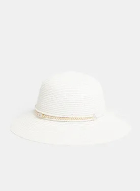 Straw Cloche Hat