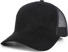 Suede Mesh Back Baseball Caps for Men Women Trendy Trucker Hats Dad Hat Sports Hat Breathable Snapback Hats 2025