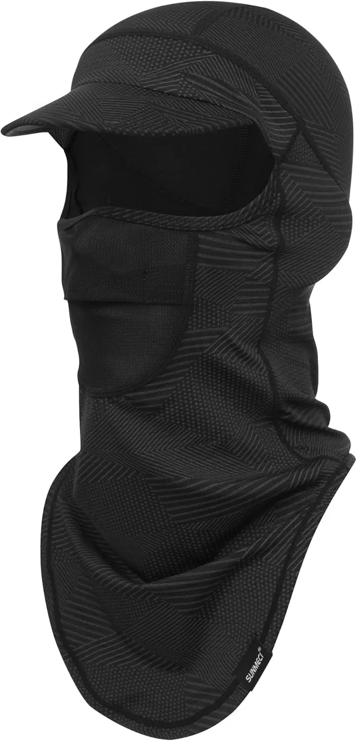 SUNMECI Balaclava Sun Protection Breathable Brim Full Face Mask Cooling Fishing Boating Cycling Sun Mask for Men Women