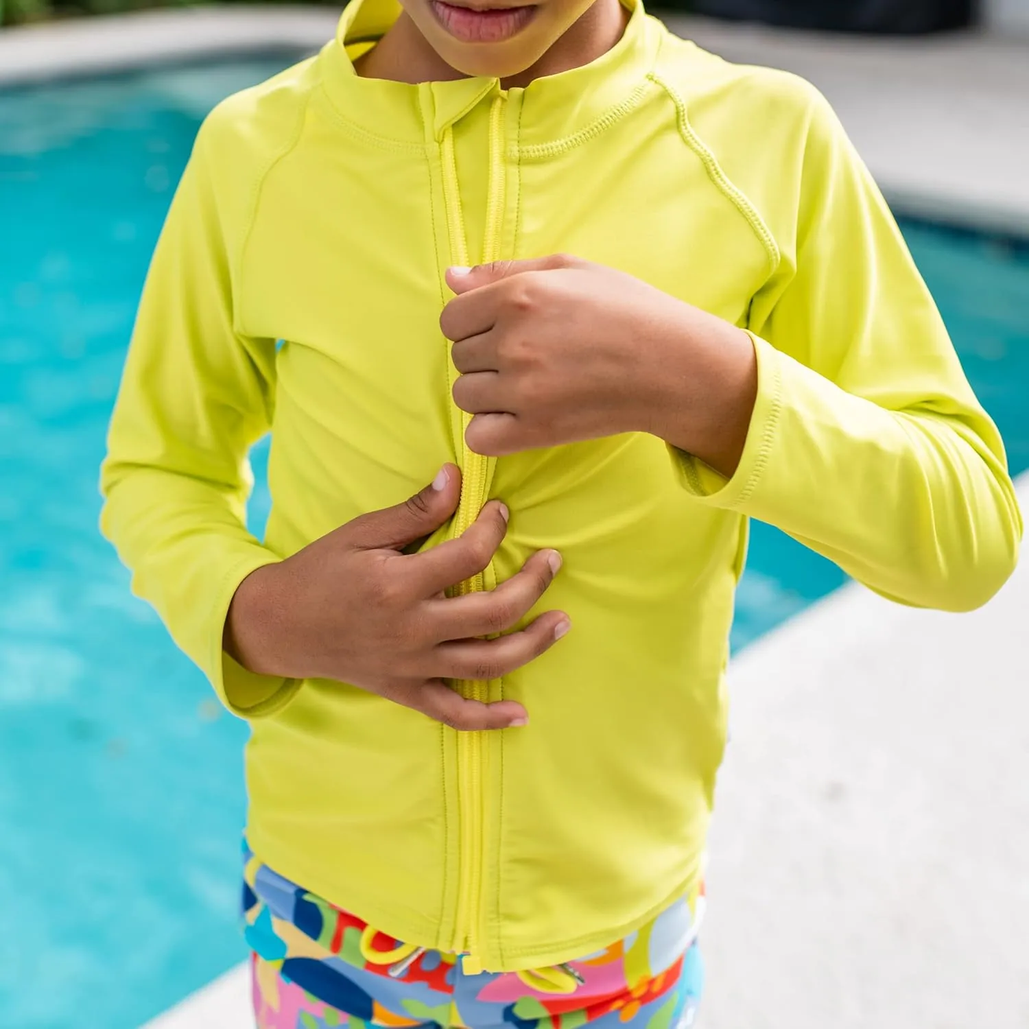 SwimZip UPF 50  Long Sleeve Rash Guard for Boys' and Girls' - Baby, Toddler, Kids
