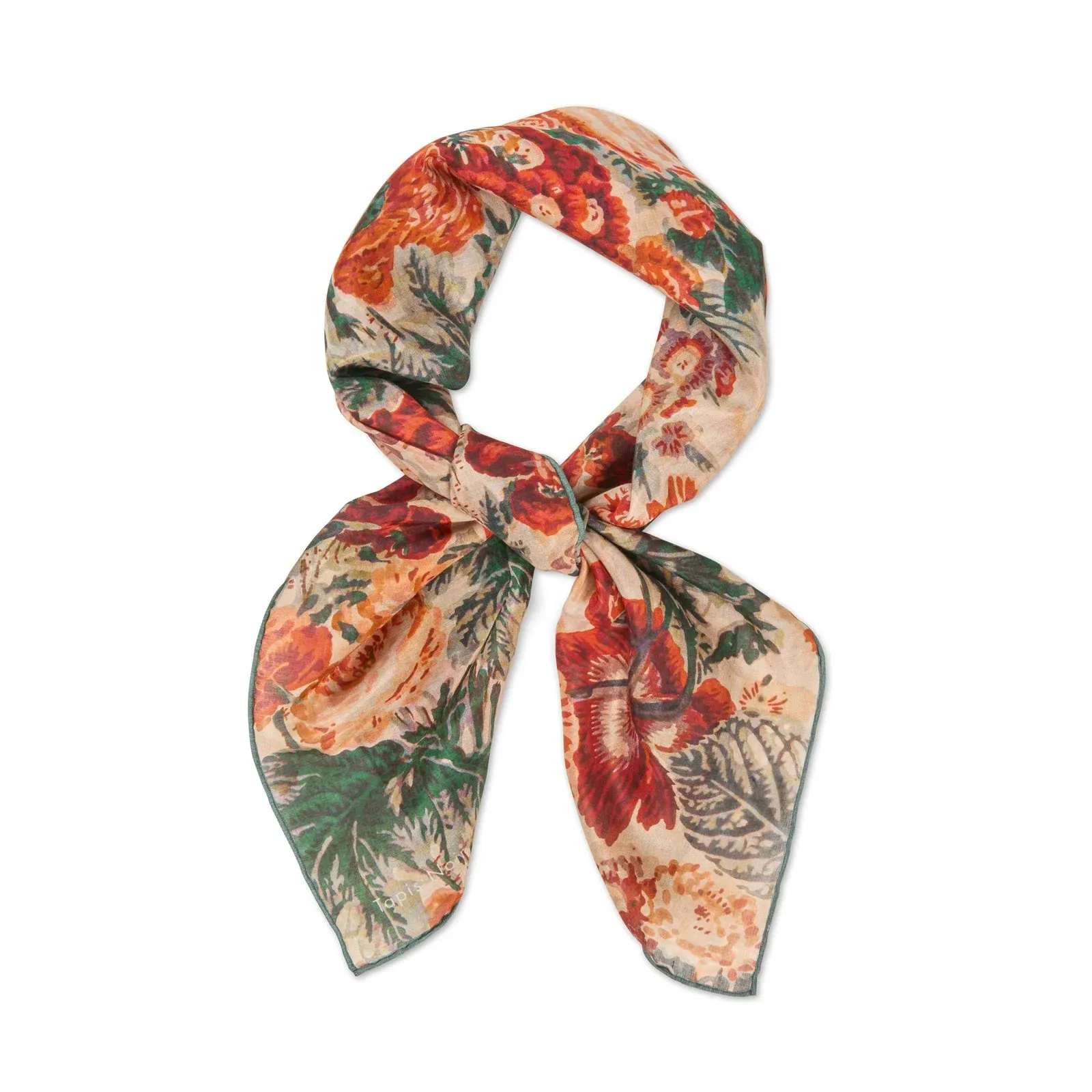 Tapis Noir Light Warm Flower Scarf