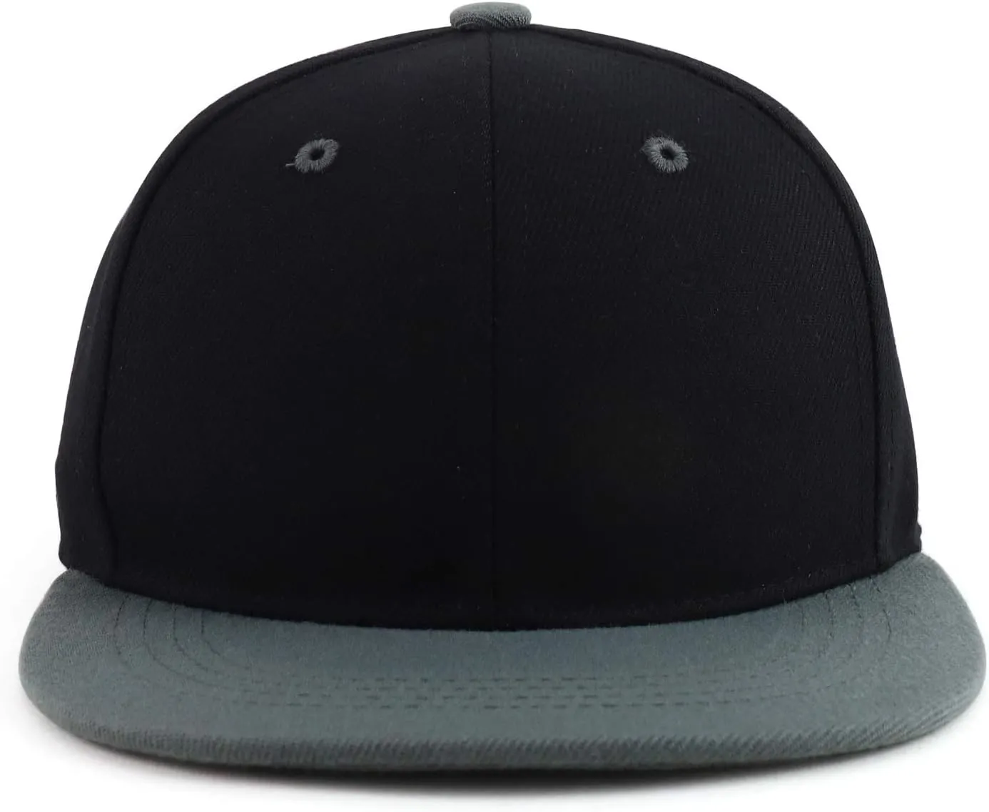 Trendy Apparel Shop Infant to Youth Plain Structured Flatbill Snapback Cap