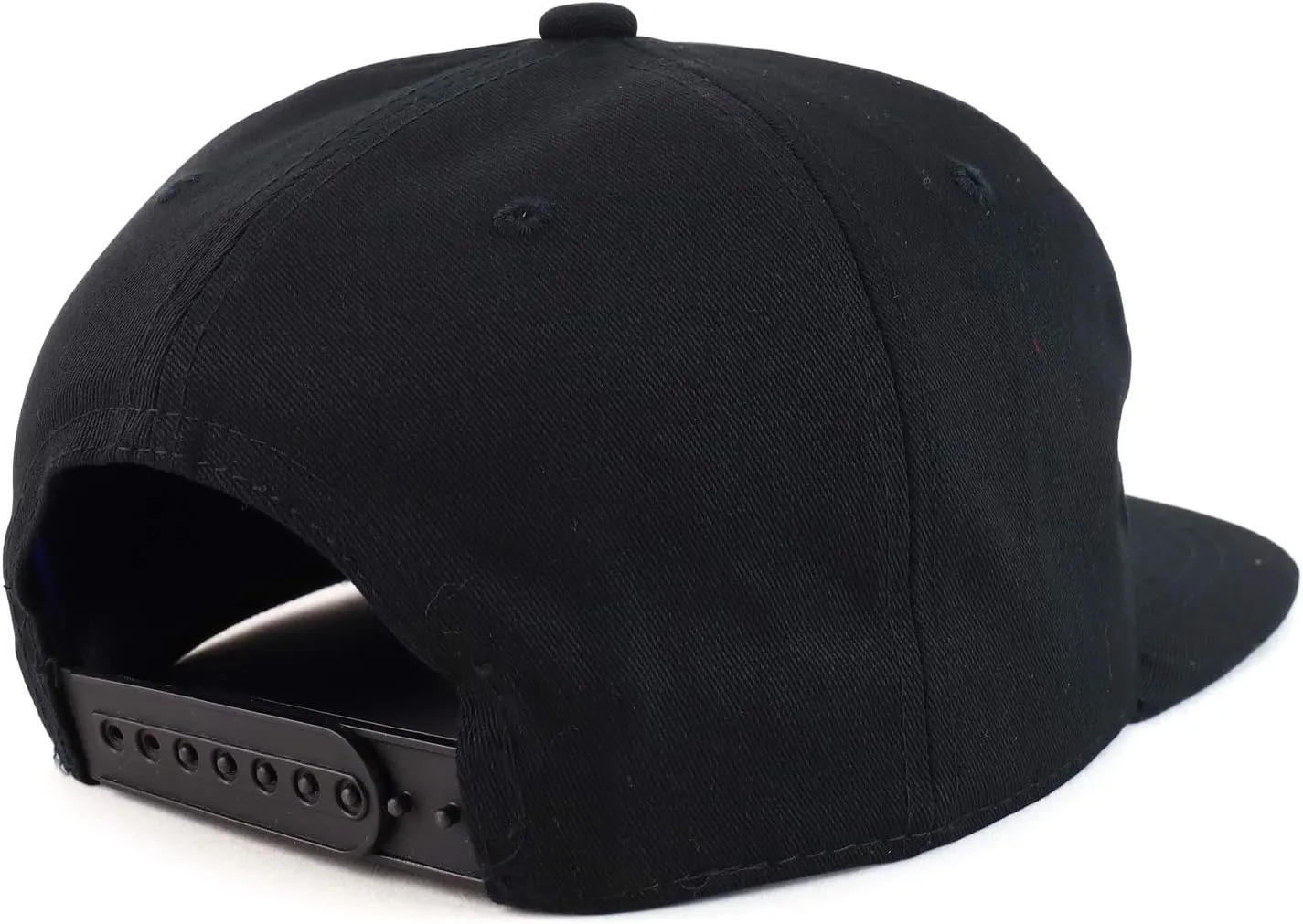 Trendy Apparel Shop Plain Unstructured 5 Panel Flat Bill Snapback Baseball Cap