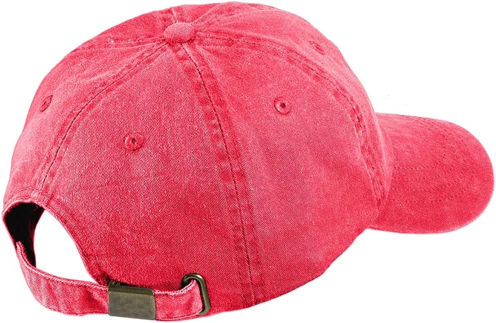 Trendy Apparel Shop Turtle Embroidered Pigment Dyed Washed Cotton Baseball Cap