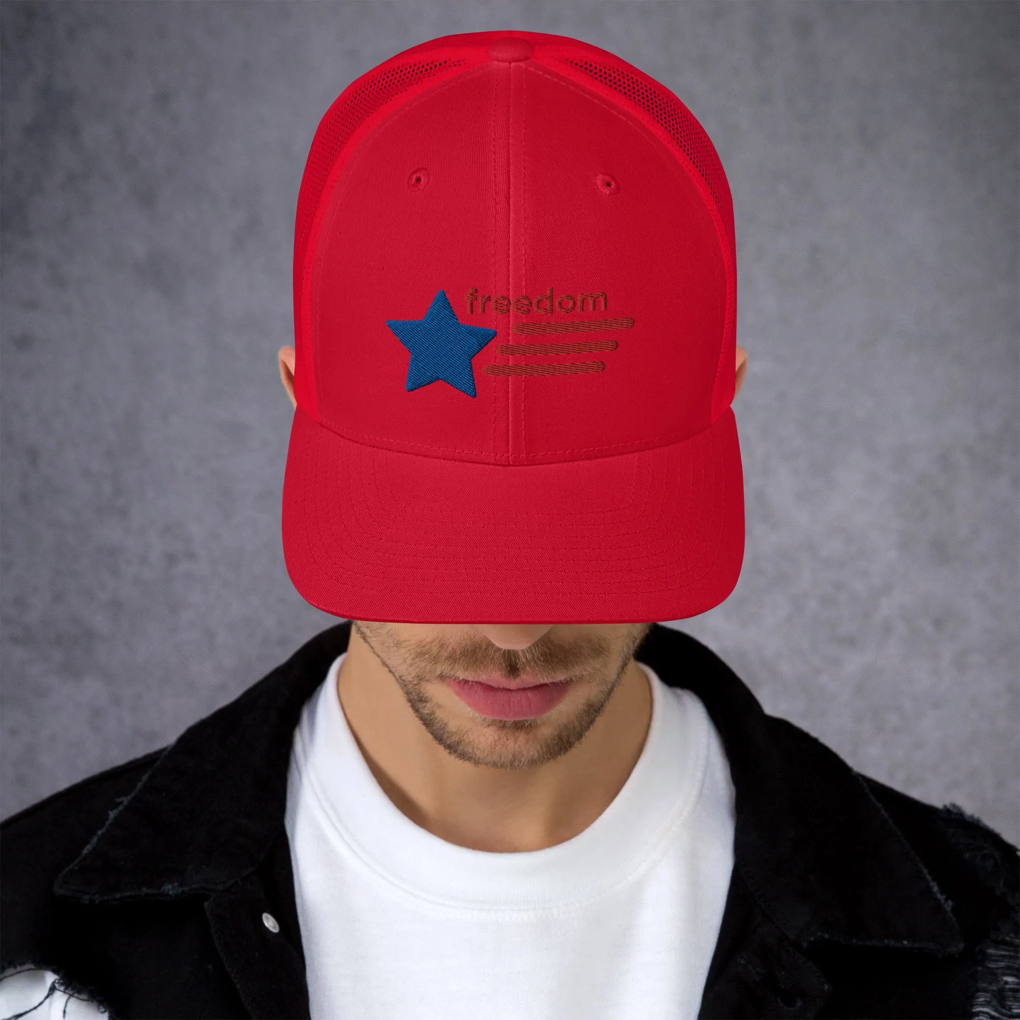 Trucker Cap Men (Freedom Trucker Cap - Model 0014)