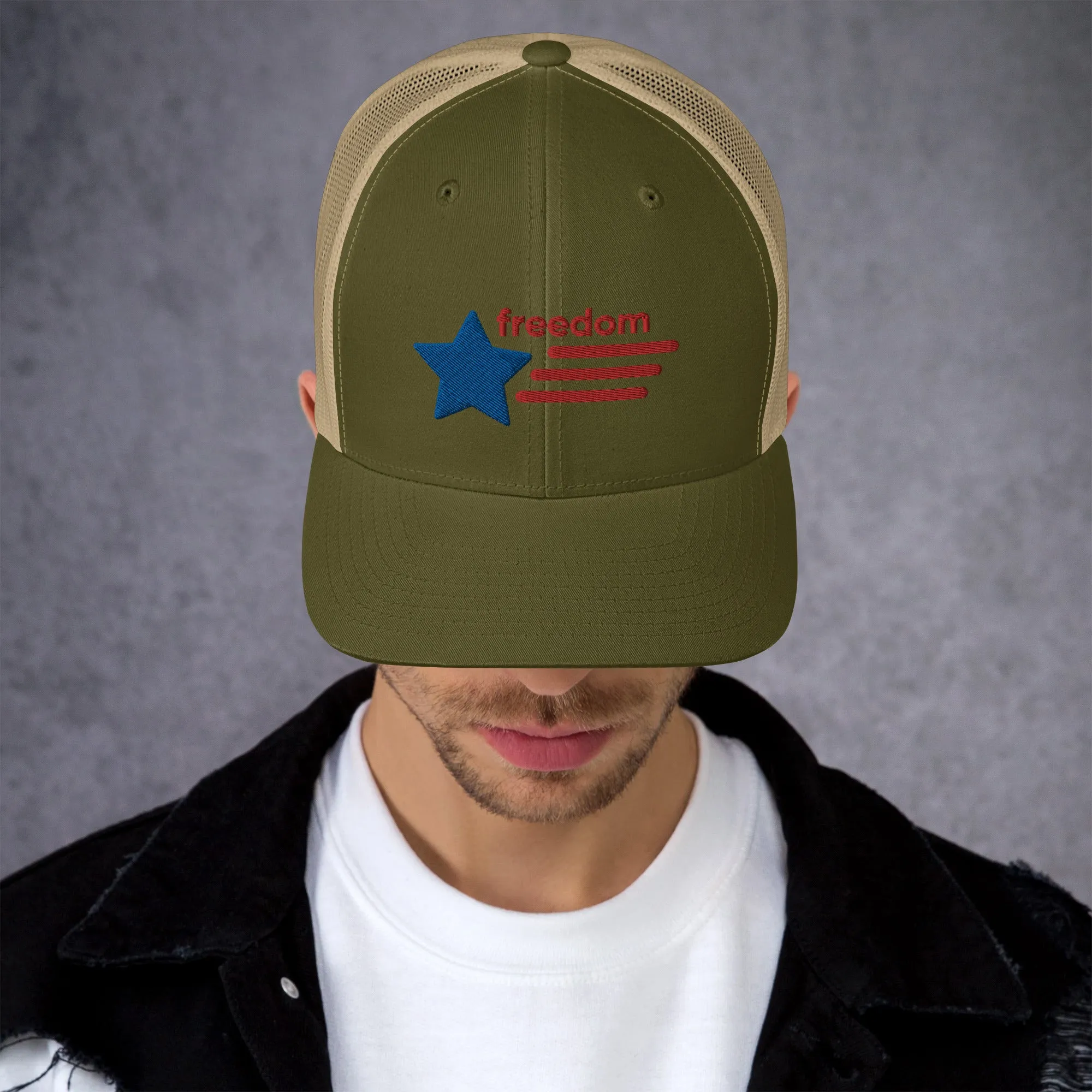 Trucker Cap Men (Freedom Trucker Cap - Model 0014)