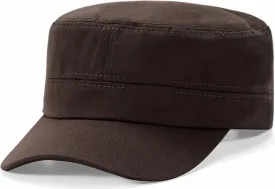 Unisex Cadet Army Cap Flat Top Cap Twill Military Corps Hat for Women Men