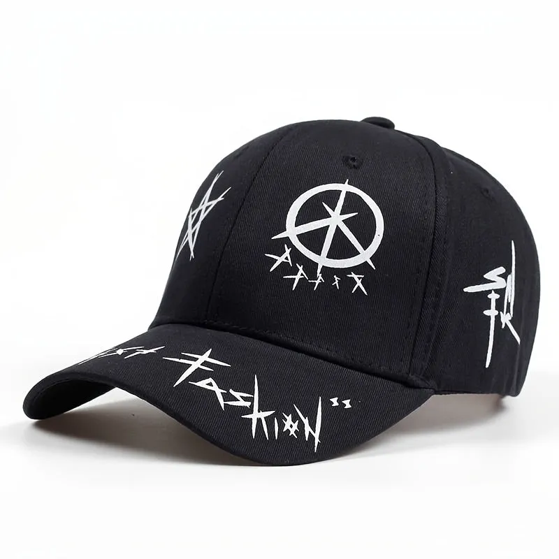 Urban Edge Printed Baseball Cap - Fushia