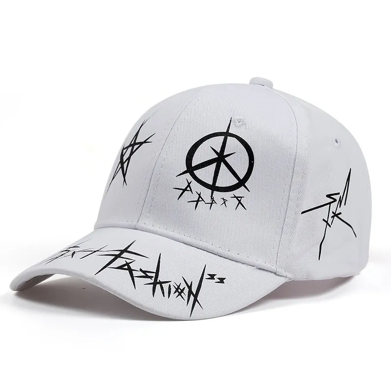Urban Edge Printed Baseball Cap - Fushia