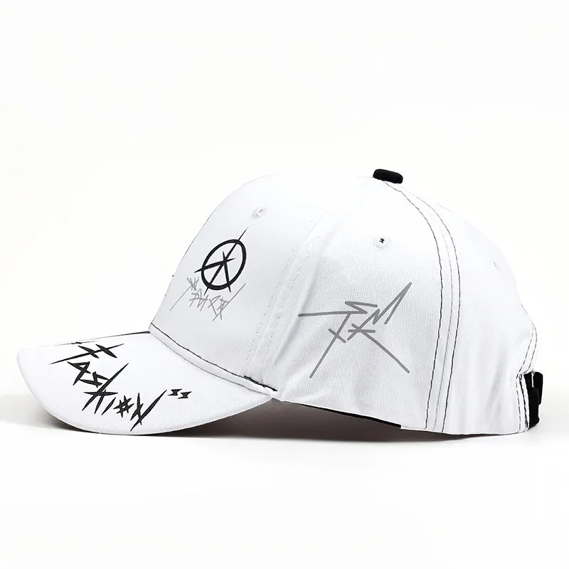 Urban Edge Printed Baseball Cap - Fushia