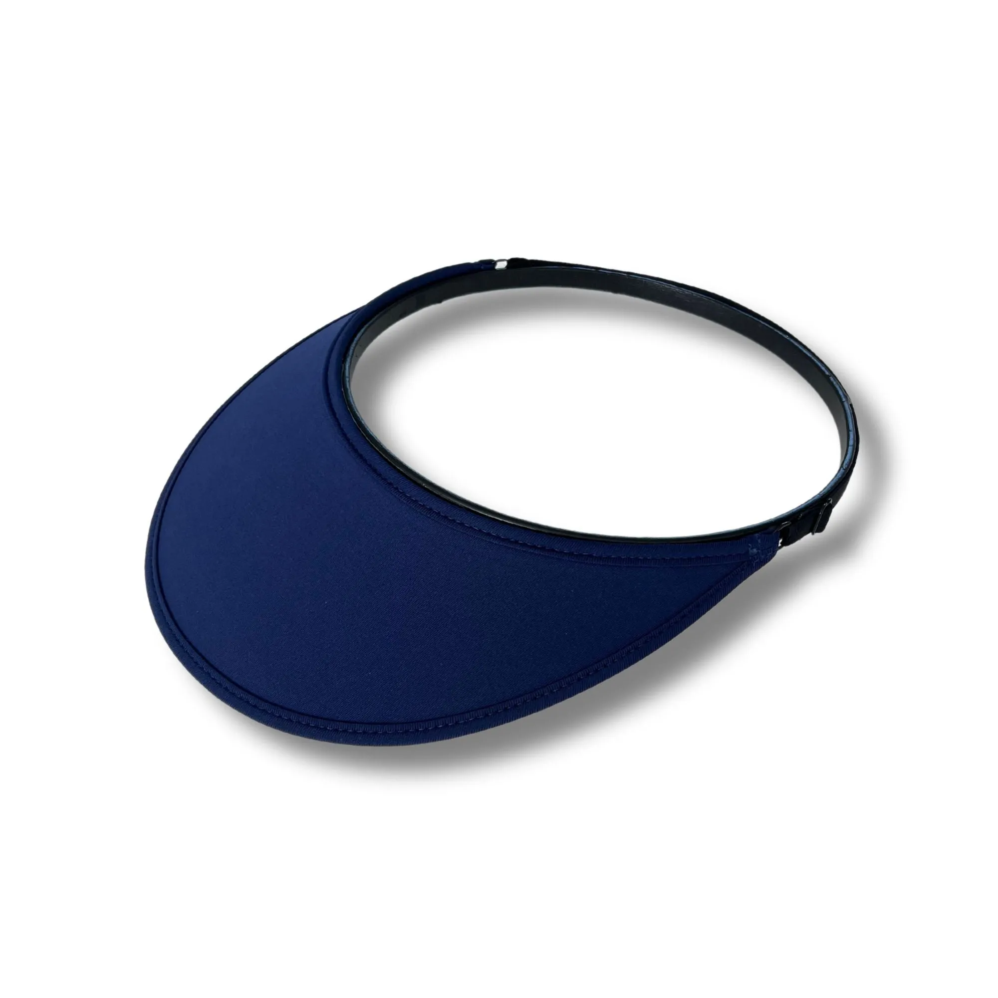 Velo Broad Brim Sun Visor - Navy Blue