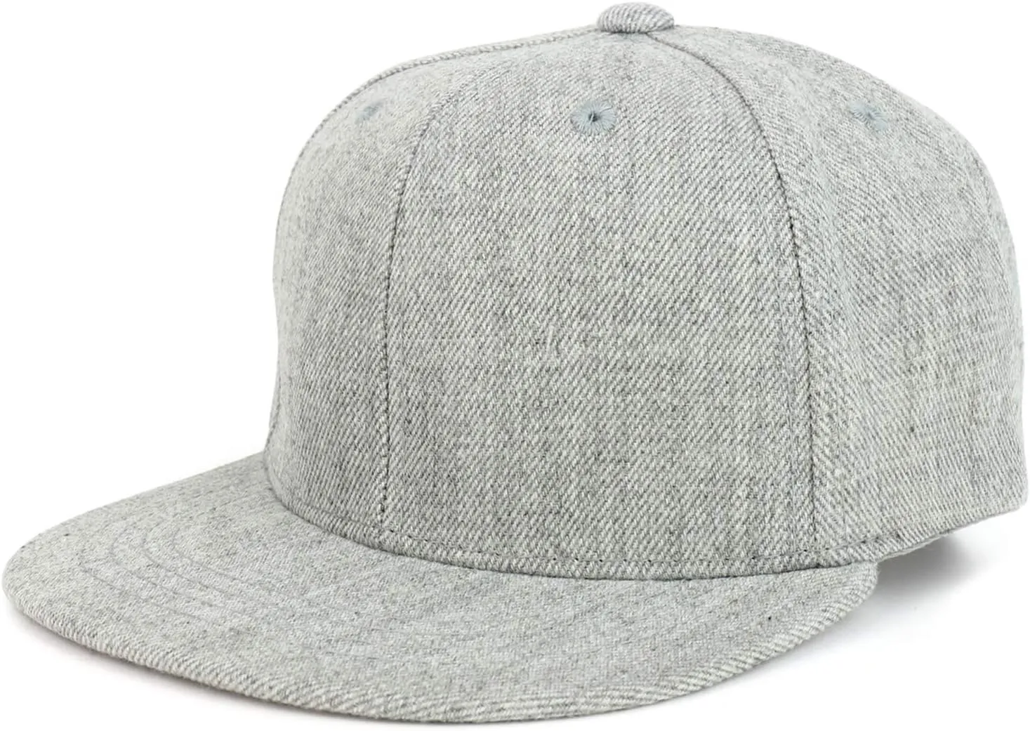 Youth Kid's Solid Color Flat Bill Snapback Baseball Cap