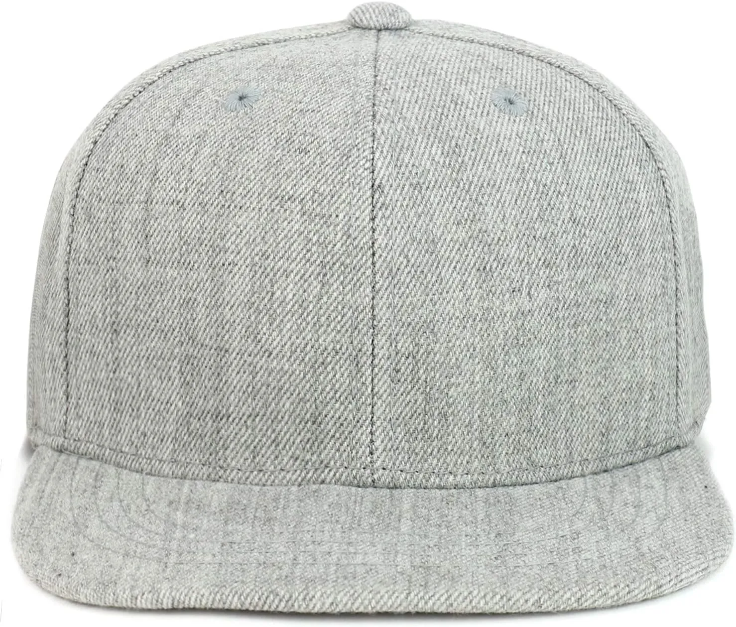 Youth Kid's Solid Color Flat Bill Snapback Baseball Cap
